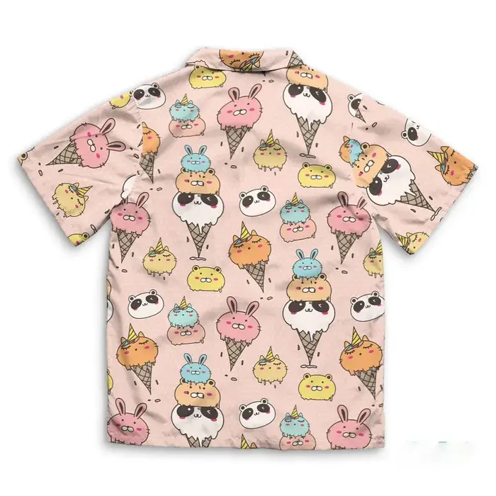T-shirt unisexe à manches courtes, imprimé 3D motif crème glacée, séchage rapide, style décontracté,