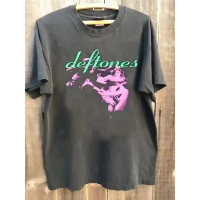 Deftones autour de la fourrure hommes femmes imprimé T-Shirt unisexe coton été rue Harajuku rue mode rétro hauts vêtements
