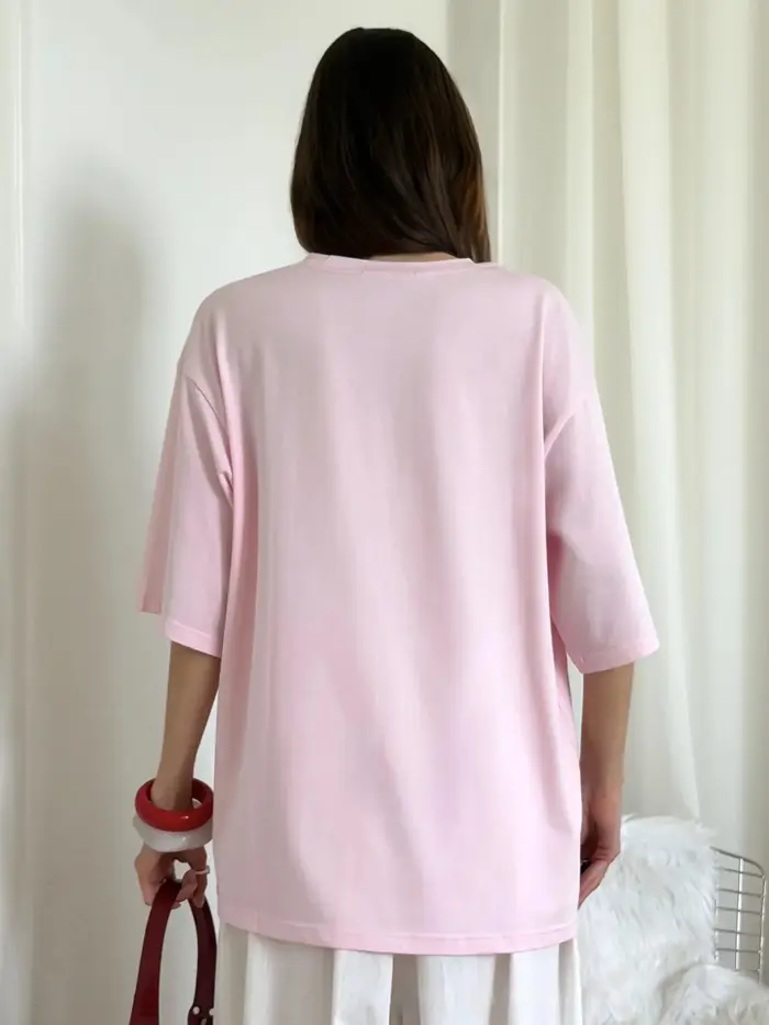 T-shirt oversize imprimé MATCHA pour femme