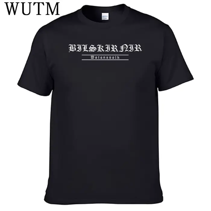 Nouveau t-shirt Bilskirnir 100% coton pour hommes