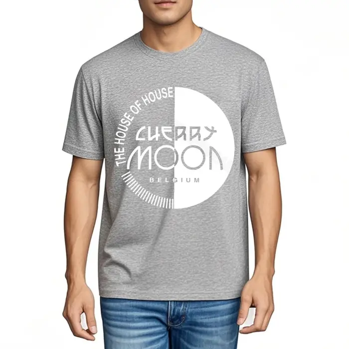 Haut d'été mode Streetwear t-shirts la maison cerise à manches courtes basique t-shirt rétro quotidien