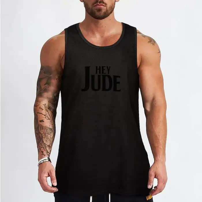 Débardeur Hey Jude anti-rides, facile d'entretien, décontracté, sans manches