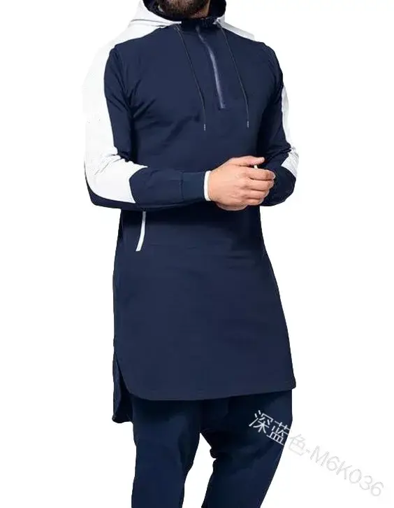 Hommes sweat T-shirt printemps automne couleur unie ample Zip pull