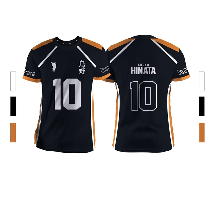 Balck été nouveaux hommes sport mode décontracté confortable respirant volley-ball Anime unisexe à m