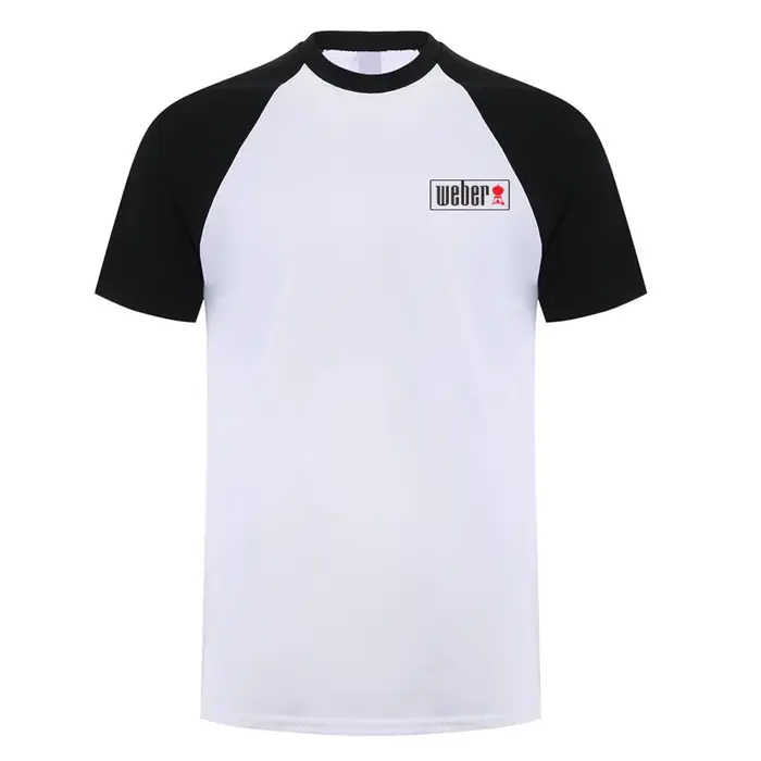 T-shirt manches courtes Weber pour hommes, décontracté, cool, barbecue, été