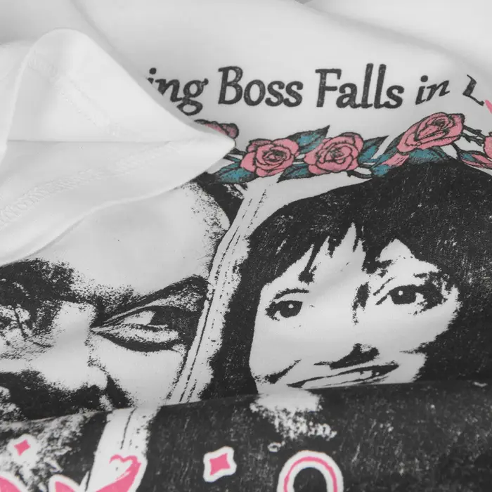 TIABS t-shirt le patron dominateur chutes amoureux avec moi film parodie rétro Pop épaule tombante coton hommes