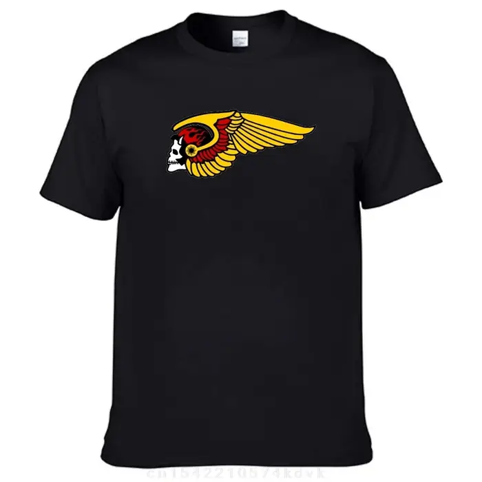 H-Helles-T-Shirt à Manches Courtes pour Homme, Décontracté, en Coton, avec Logo Populaire A-Angeles,