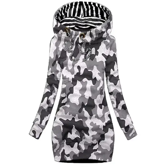 Robe à capuche décontractée
