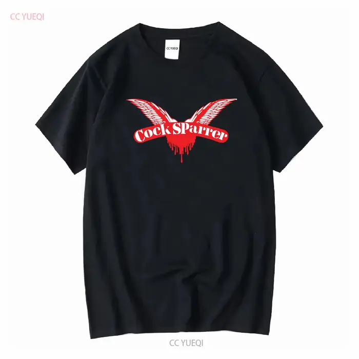COCK SPARRER LOGO t-shirt noir S XXL Skinhead Oi Punk dernier station 4 peaux vintage lavé légèremen