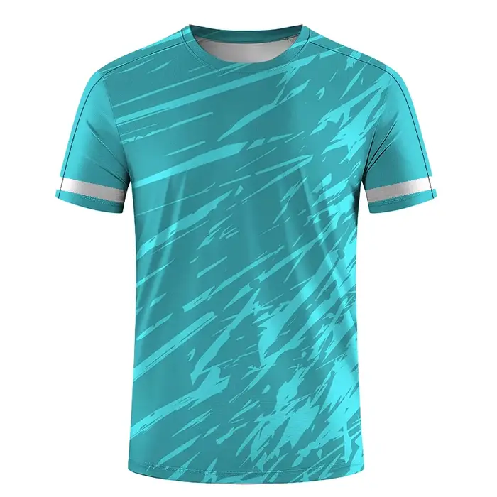 T-shirt à motif d'épissage géométrique coloré pour hommes, Économie de sport College en 3D, Économie