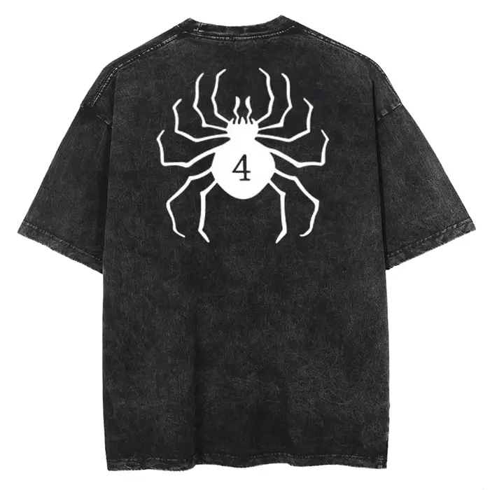 T-shirt pour Homme et Femme en Coton Délavé avec Logo Berserk Imprimé