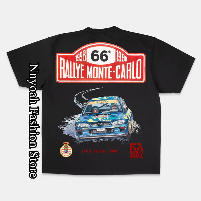 T-Shirt de Rallye Monte-Carlo pour Homme et Femme