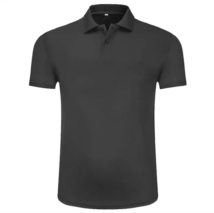 Polo de travail professionnel avec logo imprimé personnalisé, plusieurs documents solides, séchage r