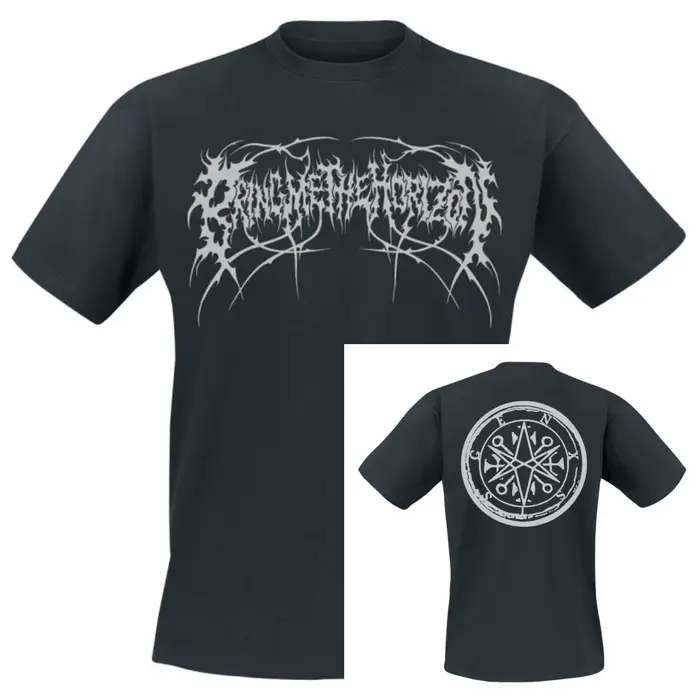 T-shirt unisexe en coton avec motif Bring Me The Horizon, manches courtes, marque de mode, luxe, déc