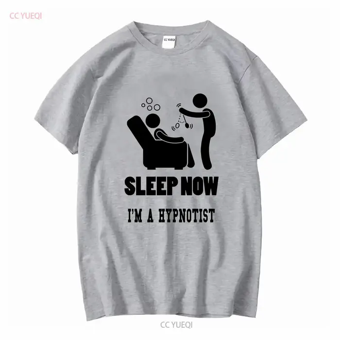 T-shirt vintage « I AM A HYPNOTIST SLEEP NOW » délavé
