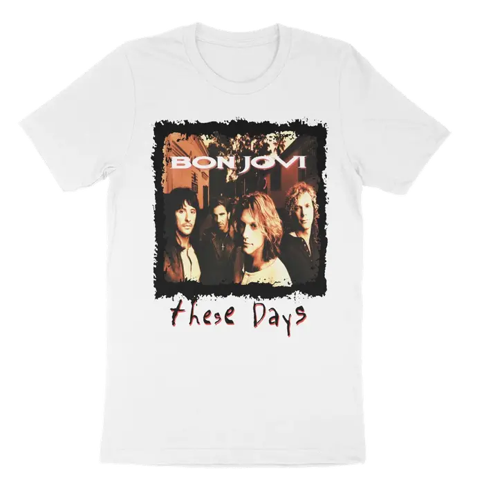 Nouveau Jersey jeunesse T-Shirt Bon Jovi Grunge bande mode décontracté