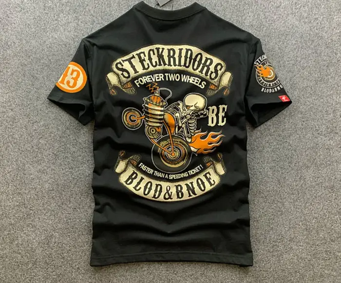 T-shirt à manches courtes pour hommes Skull