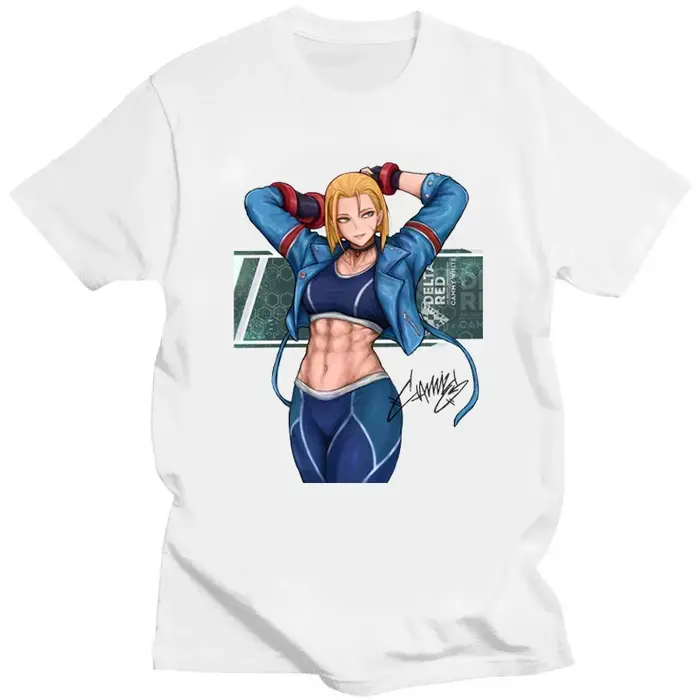 T-shirt de boxe Hadouken pour hommes et femmes, Streetwear classique, Street Fighter, 6 Cammy, White Game, Hot Clothing
