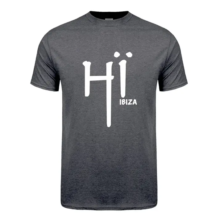 Hi Ibiza T Shirt été hommes coton manches courtes Hi