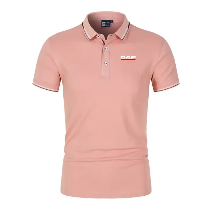 Polo décontracté à manches courtes pour homme