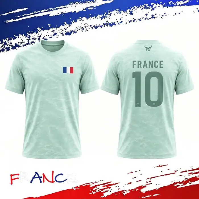 T-shirt de football unisexe à manches courtes