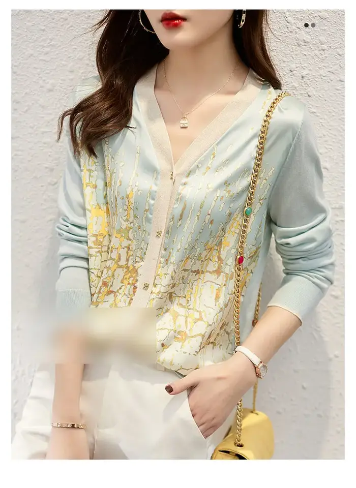 Nouveau décontracté doux tricot chemises pull cardigans