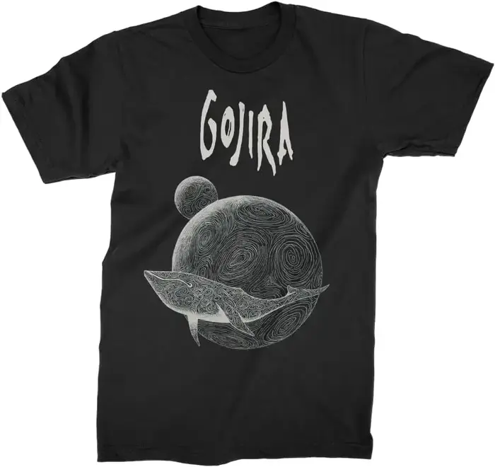 T-shirt à manches courtes Gojira From Grain to Sirius pour hommes, t-shirts graphiques en métal, col