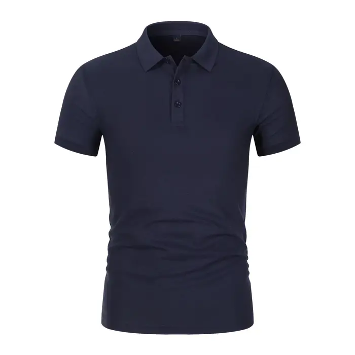 Polo d'été décontracté et respirant pour hommes, confortable, couleur unie, T-Shirt à manches courte