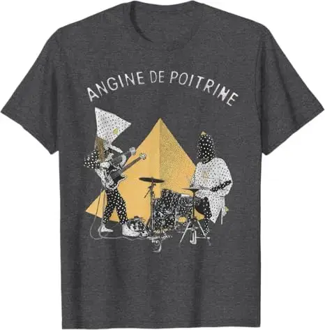 T-shirt vintage Angine De Poitrine avec motif musical