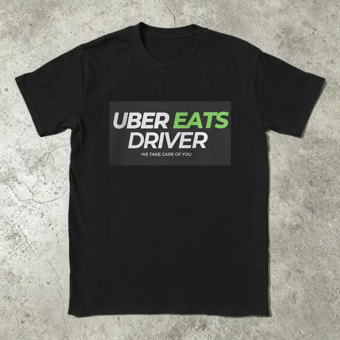 T-shirt pour hommes U-Uber Eats Driver, t-shirt génial à manches courtes et col rond, vêtements clas