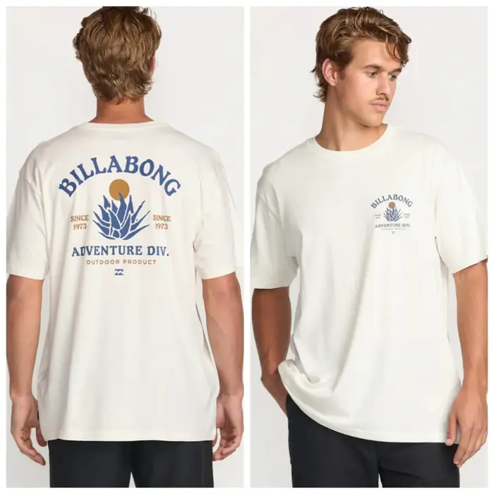T-shirt en pur coton Billabong été 2026 pour homme