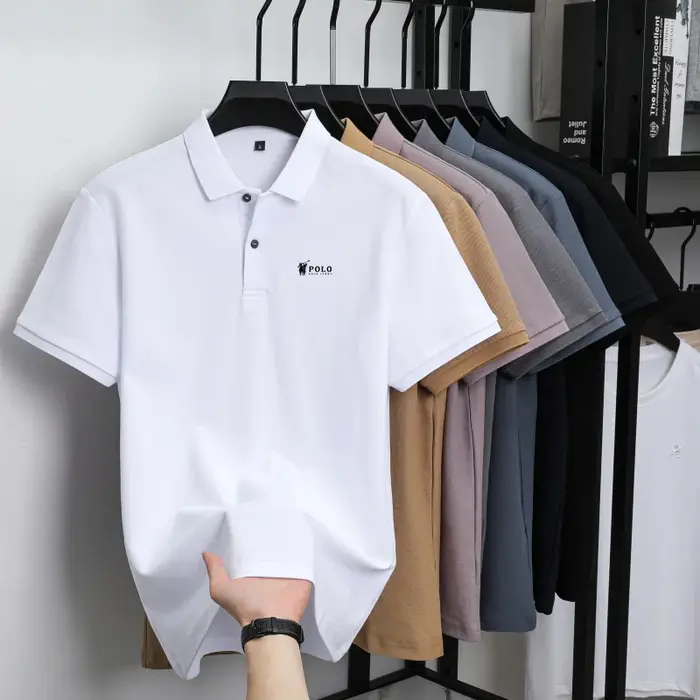 Polo d'été haut de gamme pour hommes, séchage rapide, respirant, décontracté, mode business, sport, 