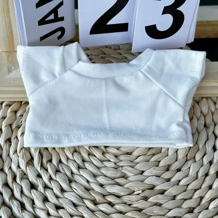 T-shirt à manches courtes en coton pour idole, rayé au beurre, vêtements rembourrés, maison de jeu, 