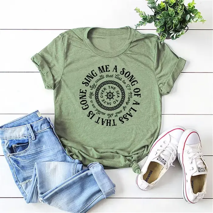 T-Shirt de la série Sing Me a Song Skye Boat Outlander Book, T-Shirt de la série Tv, T-Shirt de la s