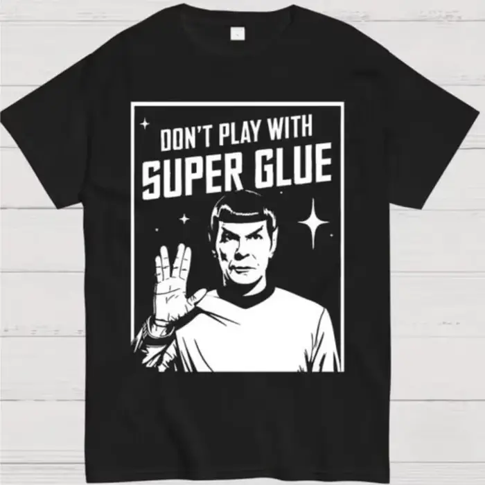 Nouveau T-shirt humoristique 2026 « Ne plaisantez pas avec la super colle » Star Trek pour homme, en