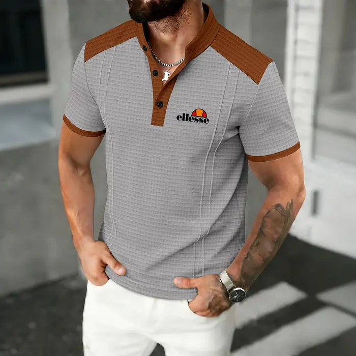 Polo Henley Premium pour Homme