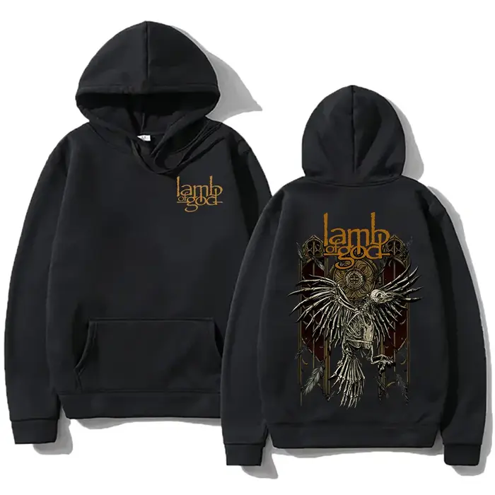 T-shirt Lamb of God rapMental Band pour hommes, sweats à capuche, vêtements rétro, couvertures d'alb