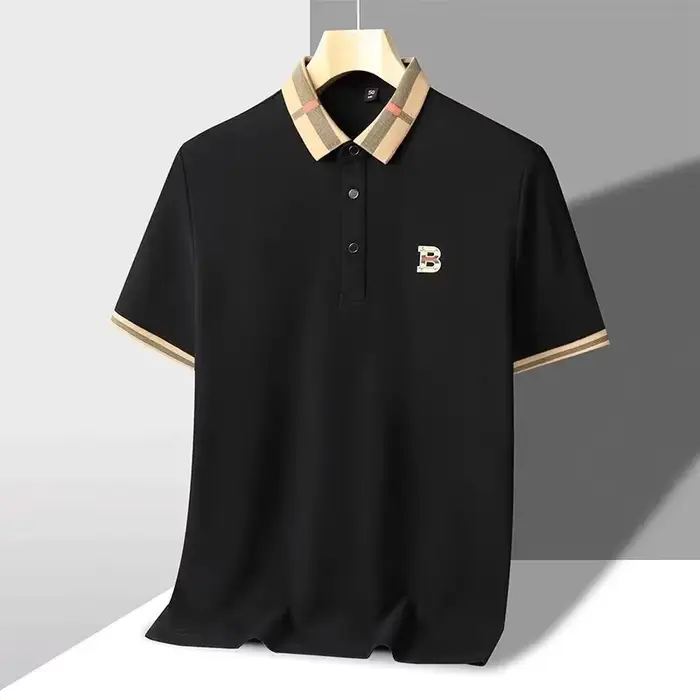 Polo à manches courtes de marque de luxe pour hommes