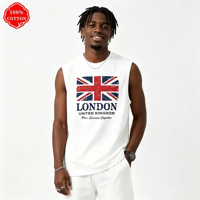 Débardeur pour homme 100% coton pour l'été