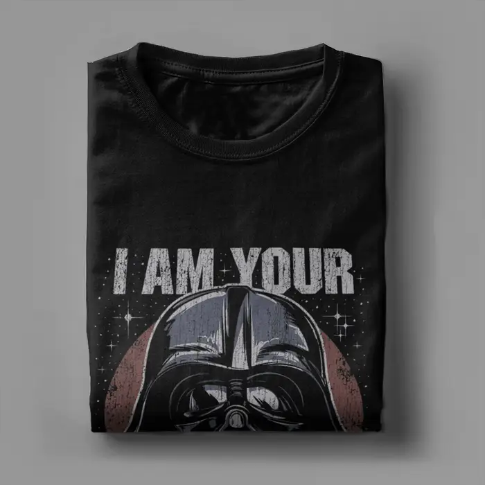 Vaders je suis votre père Portrait sombre T-Shirt été Hippie T-Shirts hommes coton grande taille vêtements à manches courtes Vintage hauts