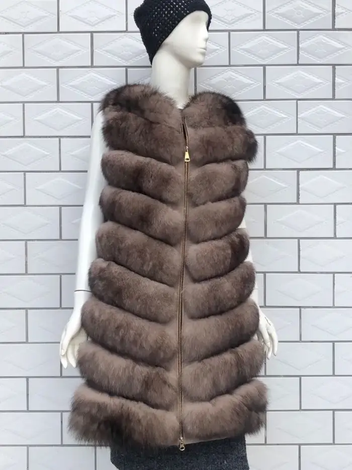 2025Bzoosio mode grande taille femmes dames sans manches couleur gilet solide hiver ample fausse fourrure