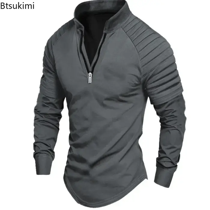 Polo à manches longues pour hommes