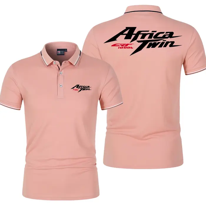 Polo d'été pour hommes Africa Twin Crf 1100 L Crf1000 Logo
