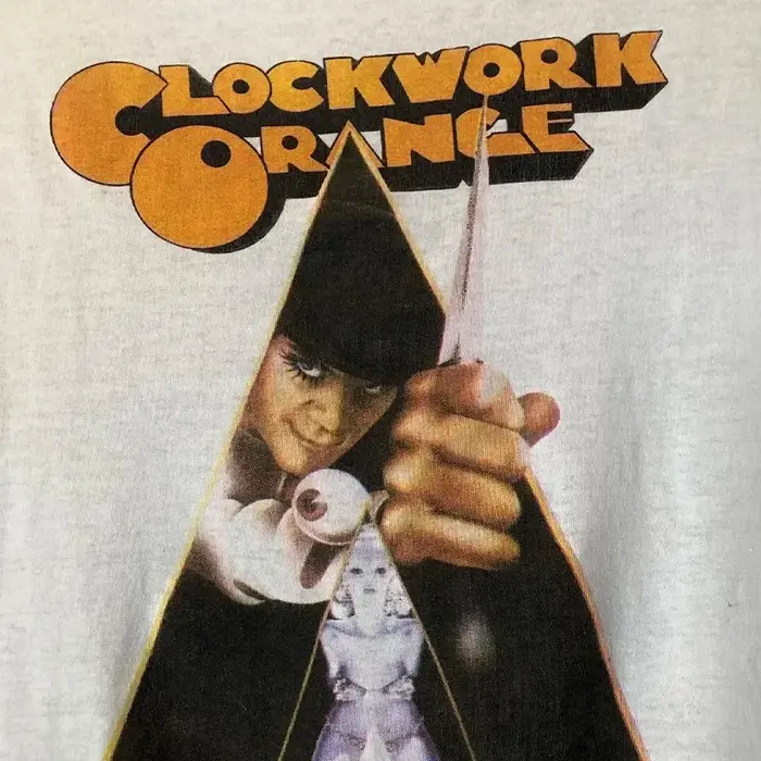 Hauts pour femmes A Clockwork Orange film périphérique ample rue coton hommes