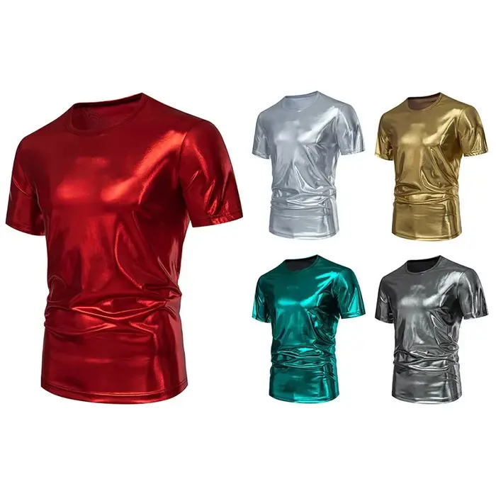 T-Shirt à manches courtes et col rond pour hommes