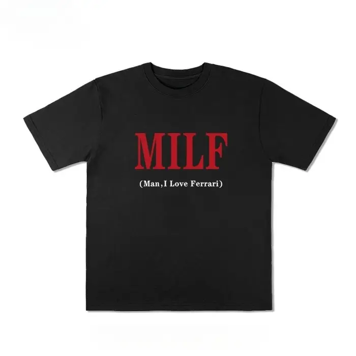 MAN I LOVE FERRARO - T-shirt drôle à manches courtes en anglais