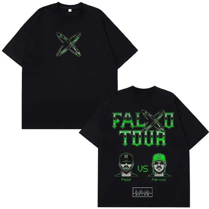 T-shirts imprimés Rapper Feid Ferxxo Tour 2026 pour hommes et femmes