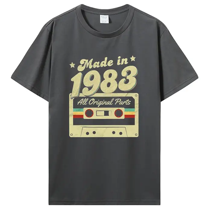 T-shirt graphique en coton pour hommes