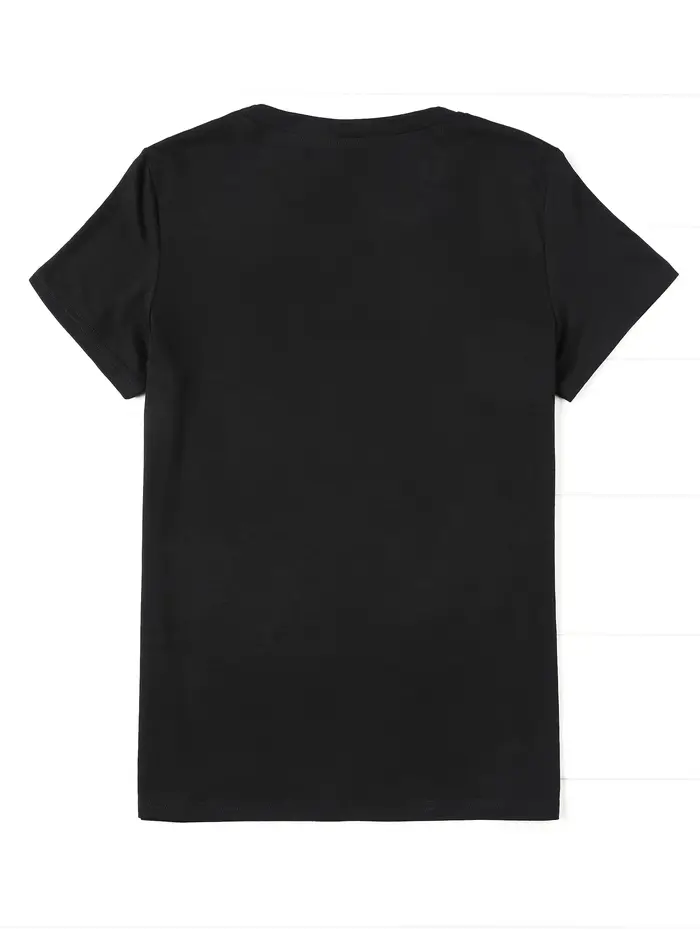 T-Shirt drôle imprimé renard rouge pour femmes