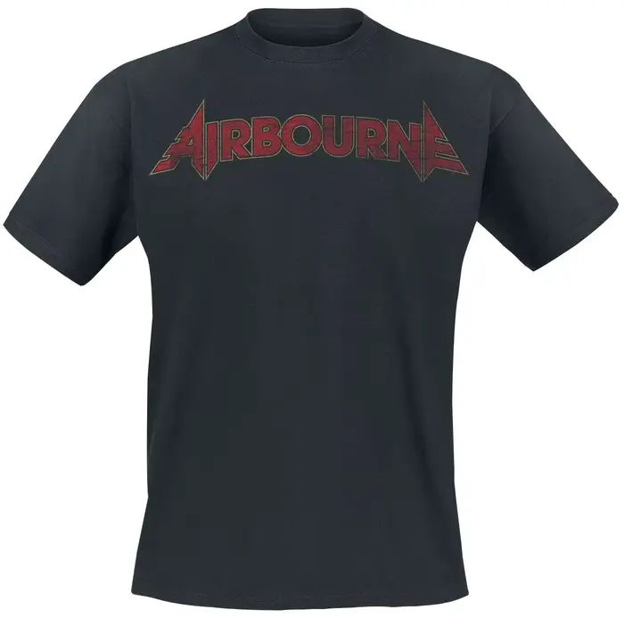 T-shirt avec logo craquelé Airbourne Band, 100% coton, t-shirt graphique pour hommes et femmes, Stre